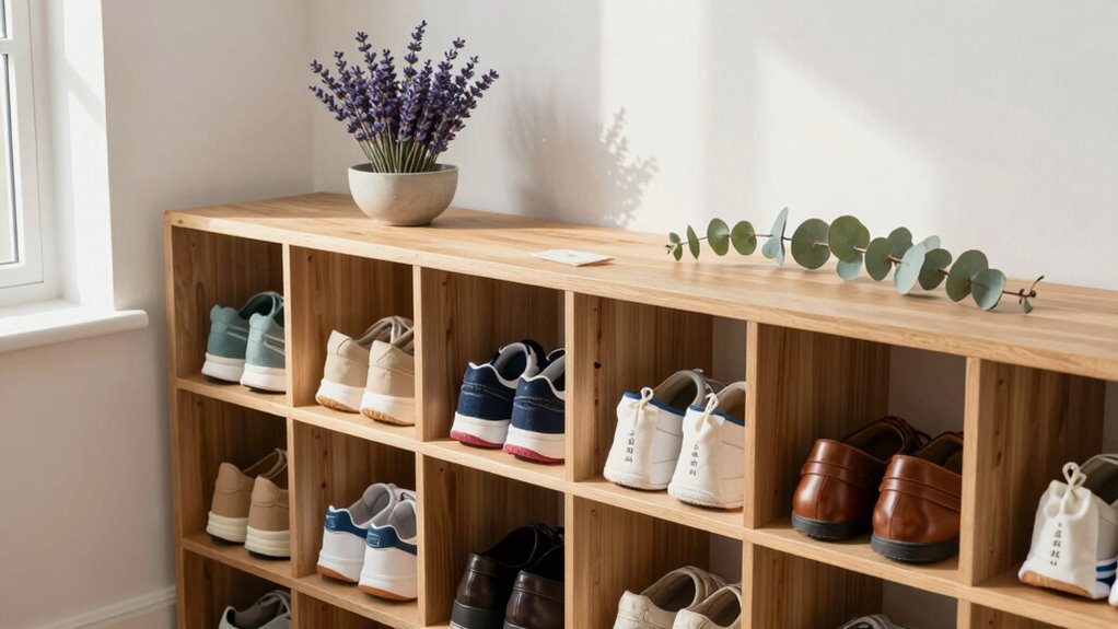 natural shoe storage deodorizing