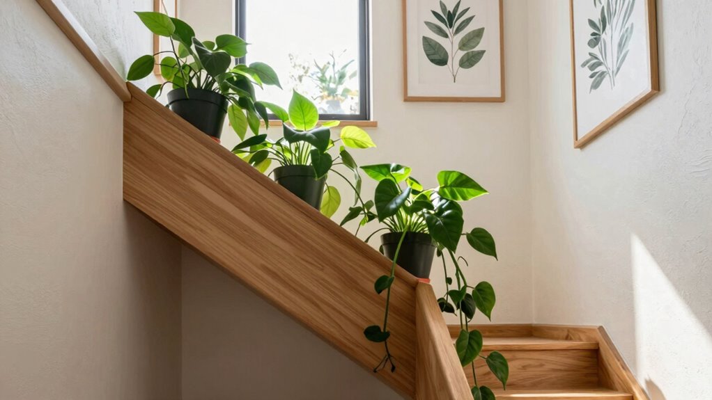 natural stair landing freshening