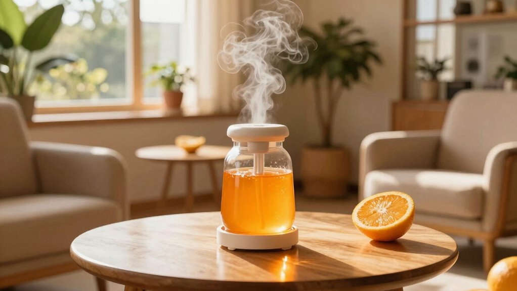 orange oil creates welcoming environment