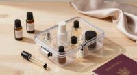 portable compact fragrance routine