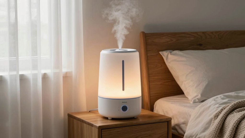 quiet efficient bedroom humidifier