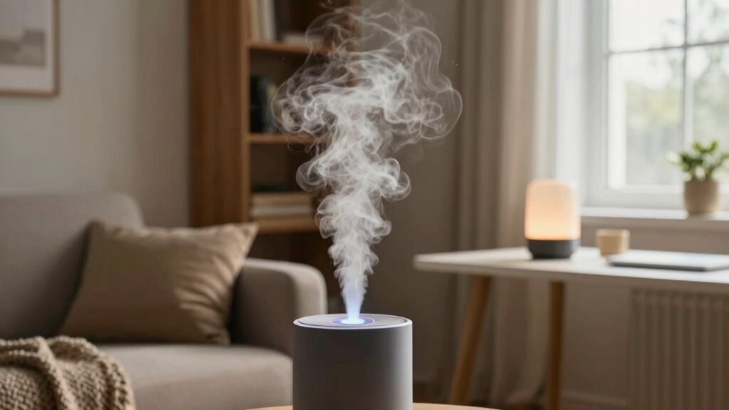 room size affects diffuser sound