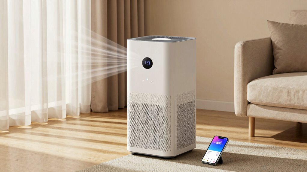 smart app controlled air purifier
