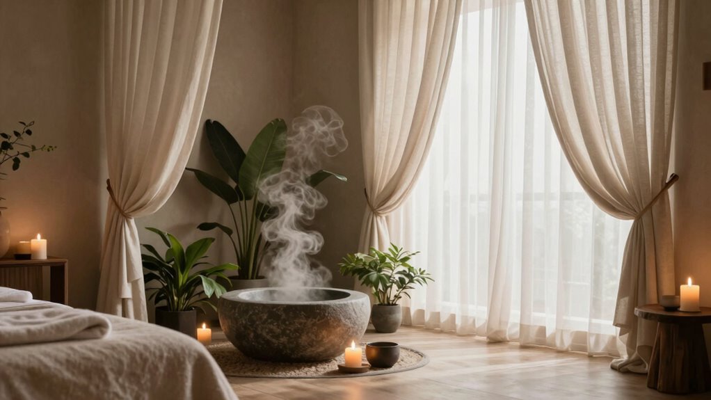 spa ambiance through diffusion