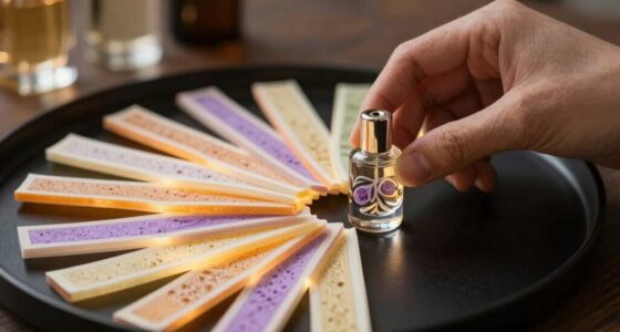 subtle organized fragrance layering