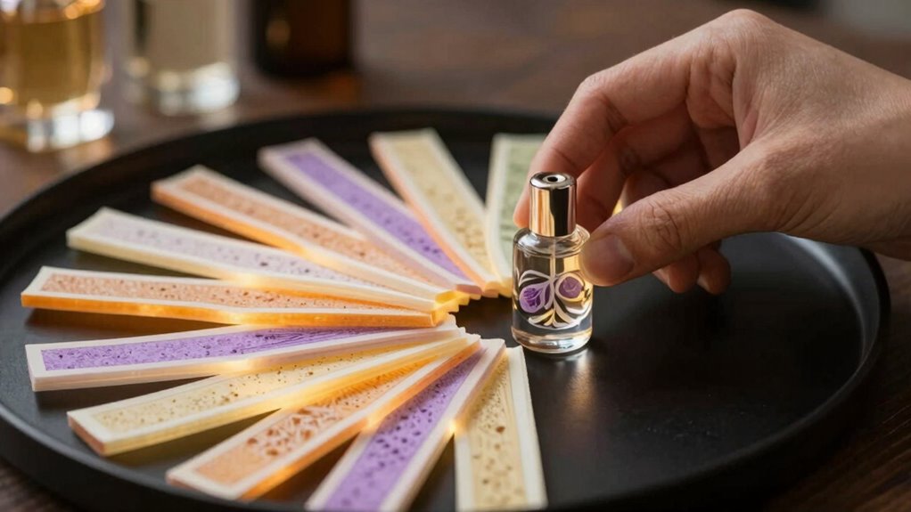 subtle organized fragrance layering