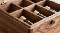wooden essential oil box