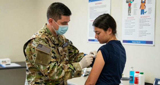 Military requiring flu vaccines for recruits as Air Force base deals with outbreak