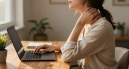 Three Of The Best Exercises For Tech Neck—and You Can Do Them All At Your Desk